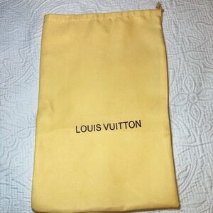 Louis Vuitton Golden Dust Bag    8 1/2” x 13 1/2 “